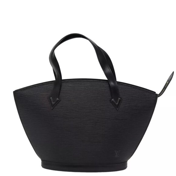 LOUIS VUITTON Epi Saint Jacques Hand Bag Black M52272 LV Auth 75094 - Picture 2 of 10